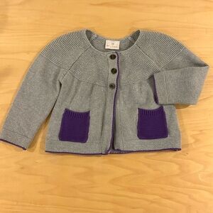 Hanna Anderson cardigan, size 4/100